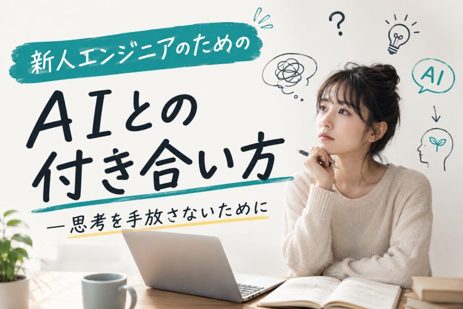 新人エンジニアのためのAIとの付き合い方 ― 思考を手放さないために